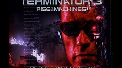Terminator 3 Rise of Machines ps2 opening