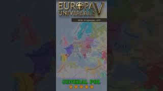 EU5 Saga of the Vinlanders (mod) Europe timelapse #shorts