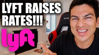 BREAKING: Lyft RAISES Rates For Drivers to 70% Of Fares!