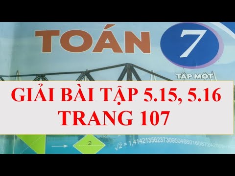 Video Giải bài tập 5.15, 5.16 trang 107 Toán 7 sách kết nối... - youtube