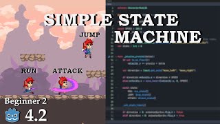 State Machine for Beginner  Learn Godot 4  no talking