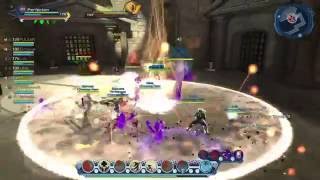 DCUO - Olympus Elite - First Boss - Solo Heal