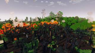 Burnt + Dynamic Trees - burns and recovery timpelapsed - so pretty!