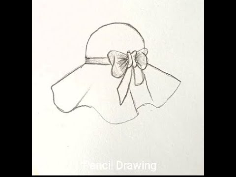 How to draw Hat step by step for beginner || Pencil Drawing || Girl Hat