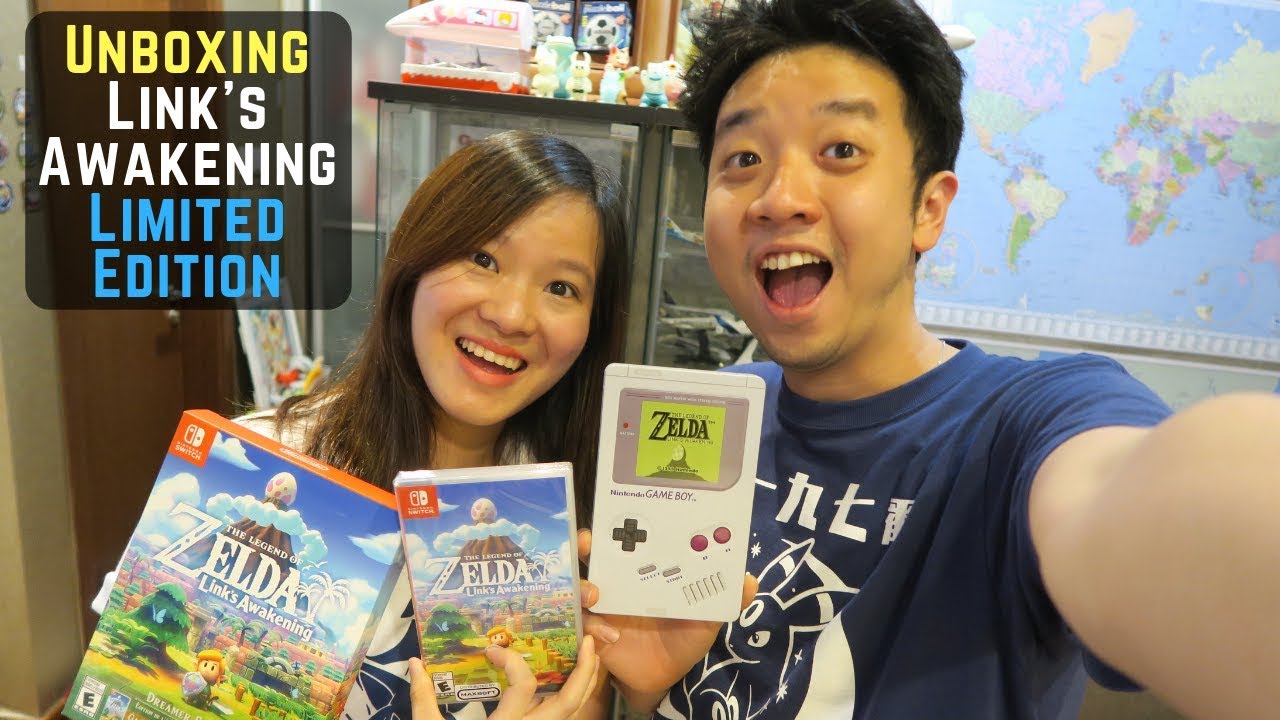 Zelda Link's Awakening Unboxing (Nintendo Switch)