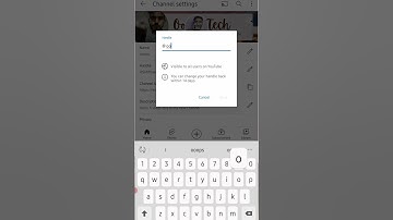 *10 seconds* | How to change Youtube Handle name on mobile 2023 | #shorts #youtubeshorts