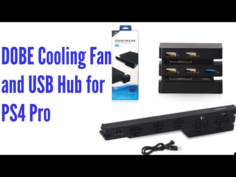 DOBE Cooling Fan and Hub for PS4 - YouTube