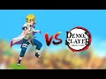 Minato 🆚 All Demon Slayer Characters | #minato #demonslayer #naruto