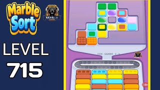 Marble Sort level 715 walkthrough solution