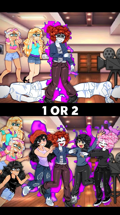 BEST FRIENDS🧡💛🖤❤️1 OR 2?||ROBLOX ANIMATION #roblox #animation #edit #art
