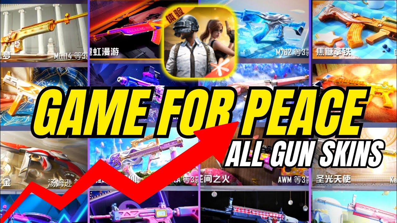 PUBG MOBILE  Vs GAME FOR PEACE 🔥ALL GUN SKINS COMPARISON! ✅2024