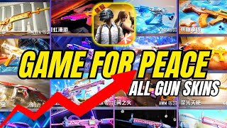 PUBG MOBILE  Vs GAME FOR PEACE 🔥ALL GUN SKINS COMPARISON! ✅2024 screenshot 2