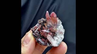 Video preview: Golden Quartz with Specular Hematite — Guangdong, China | Natural Mineral Specimen