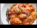 Gnocchi with tomato sauce | Easy gnocchi tomato sauce recipe | Easy recipe