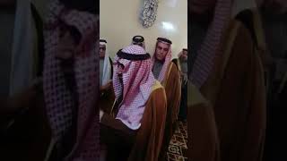 رئيس عشائر آل غانم الشيخ محمود مجيد الغانم اليوم اثناء تنصيب الشيخ فاروق الكيم الغانم