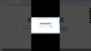 Email format check in web #js #email #webdevelopment #html #coding #programming #frontend #shorts