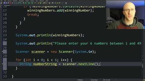 Coding And Playing The Lottery In Java - Full Tutorial with Source