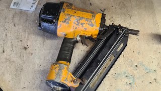 Repairing A Stanley Bostitch F28ww 28degree Air Framing Gun That Is Leaking Air