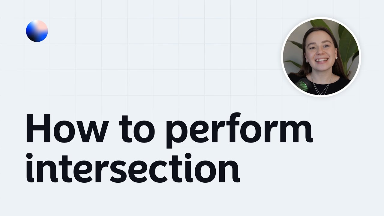 How to perform intersection - YouTube