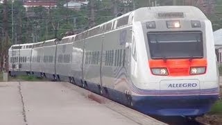 Allegro Train St. Petersburg - Helsinki (Поезд Аллегро Хельсинки - Санкт-Петербург) видео Allegro Helsinki ST Petersburg