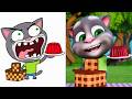 Laugh With My talking tom Crazy Smoothie Challen funny drawing meme
