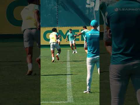 GOLAÇO DO VITOR ROQUE NO TREINO DO PALMEIRAS 💚🐯