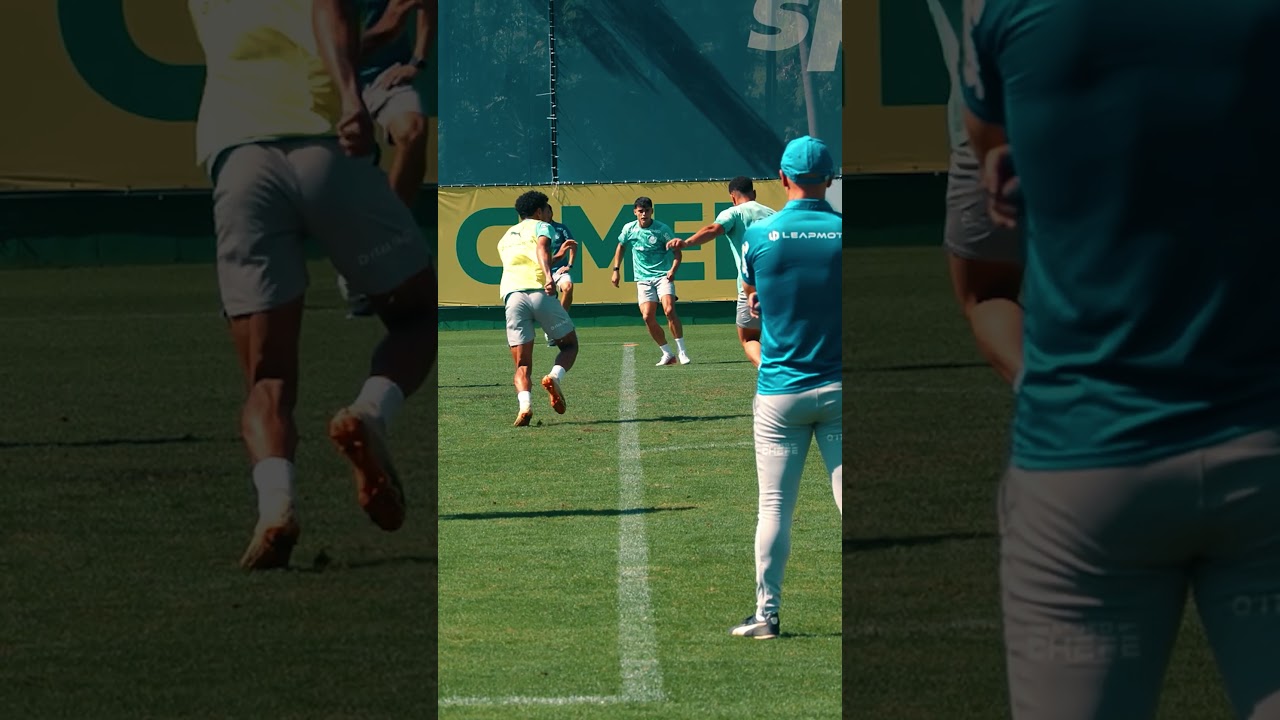 GOLAÇO DO VITOR ROQUE NO TREINO DO PALMEIRAS 💚🐯