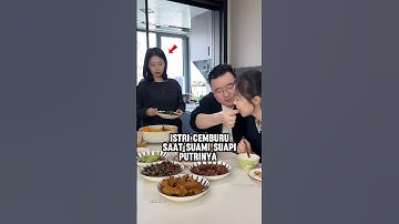 Istri Cemburu Saat Suami Suapi Putrinya 🤣 #shorts #cemburu #lucu