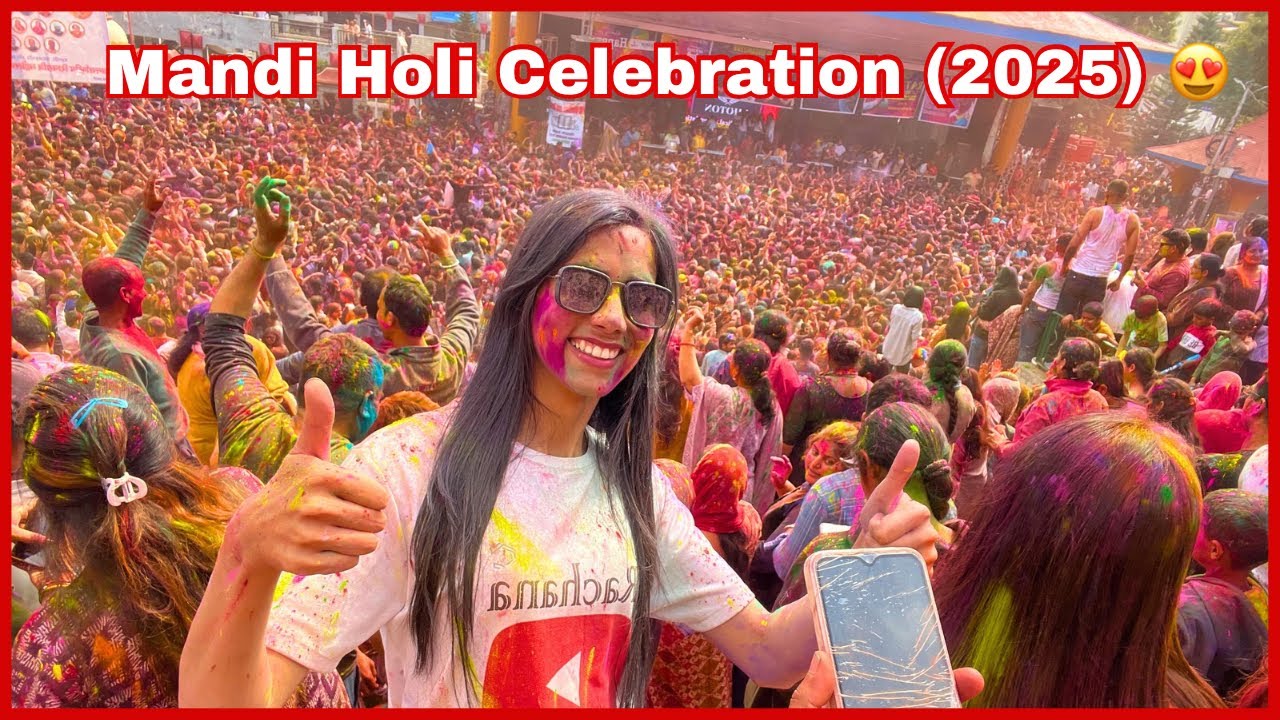 Mandi Holi Celebration (2025)❤️😍 Il Most Famous Holi of Himachal Pradesh 