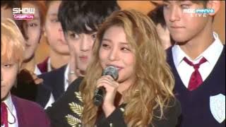 151007 @ Show Champion AILEE X SEVENTEEN MOMENT!