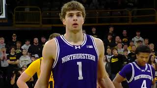 Northwestern vs Iowa Highlights | NCAA Men's Basketball 2026