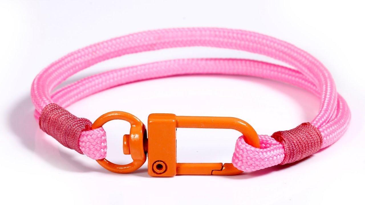How to make a paracord bracelet with buckle Easy tutorial Step by