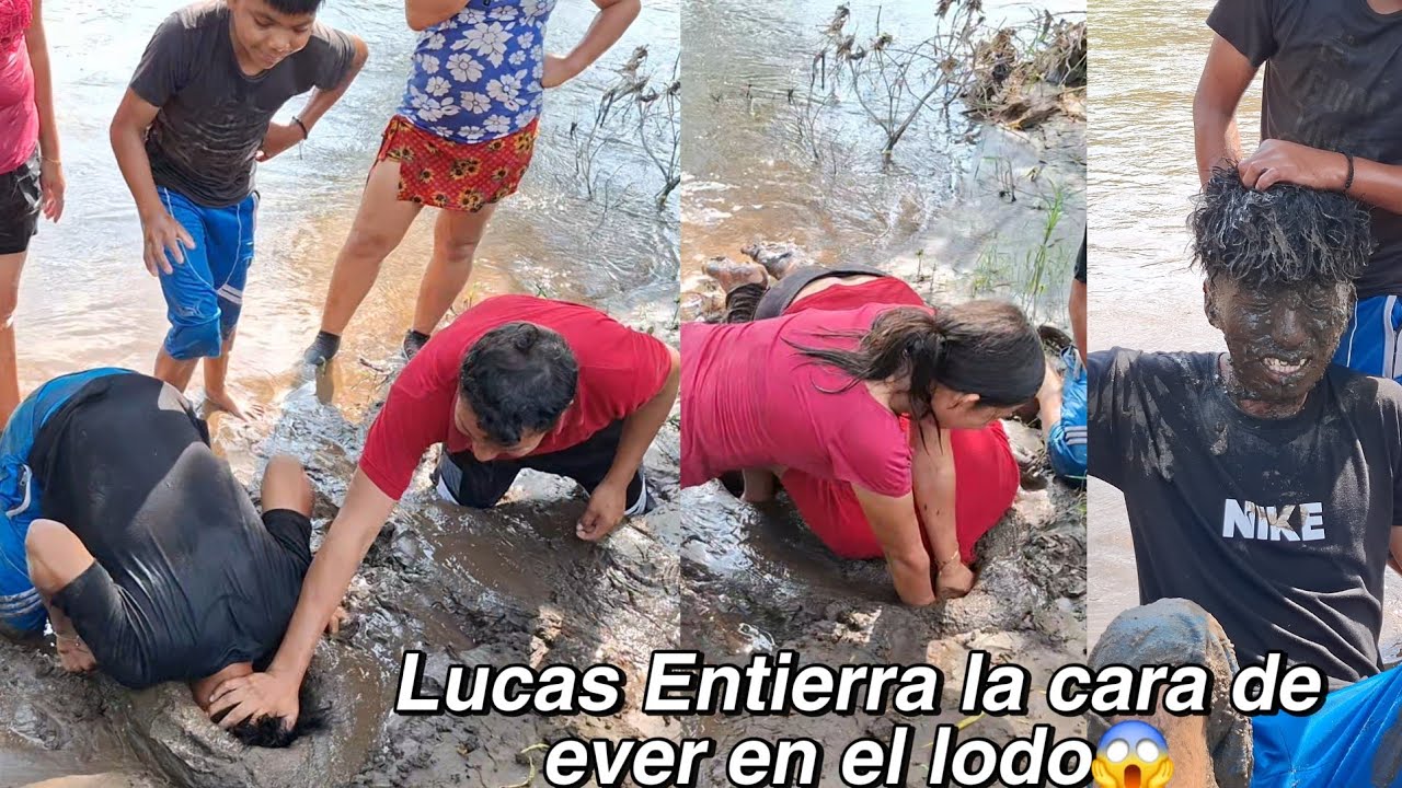 Juegos Extremo😱Sindy Se Enoja😡Con Lucas  Mete Su Cara En El Lodo😱