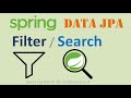 Spring Data JPA Filter / Search Examples