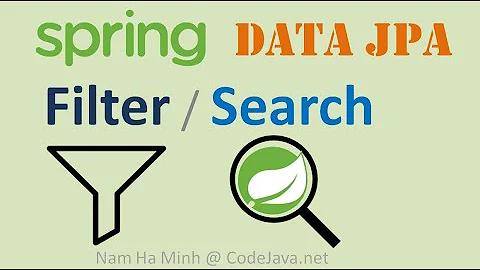 Spring Data JPA Filter / Search Examples