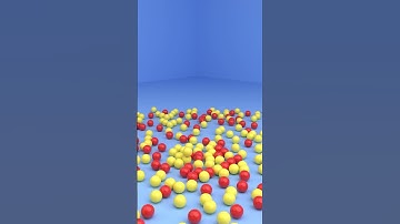 Container Reverse Spill #satisfying #3danimation #spheres #knightcube #asmrsounds #colorful #balls