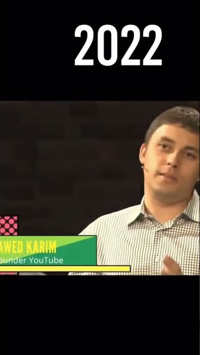 First YouTube video then vs. now | jawed Karim #shorts #fyp #viral #meme #memes