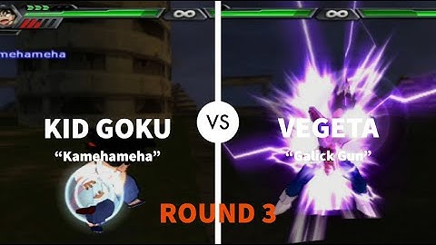 Kid Goku VS Vegeta (Scouter) | Round III | Dragon Ball Z: Budokai Tenkaichi 4 | Very Hard CPU VS CPU