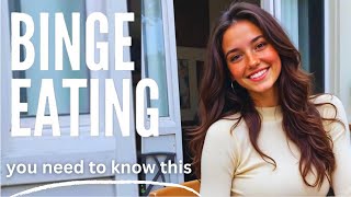 What ACTUALLY Works To Stop Binge Eating | 4 things you NEED to do