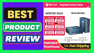 BMAX B4 Ultra Mini PC Windows 11 PC Intel N150 12GB 512GB SSD