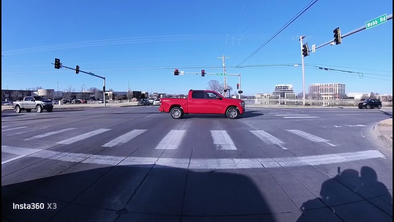 Cold winter ride through Wichita KS.