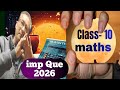 sample paper 2026 set 3 maths class 10 most expected que with poll voting mcq of cbse new pattern