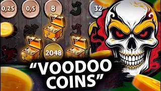 WALKED THROUGH THE BONUSES IN VOODOO COINS (WINS OF THE WEEK)