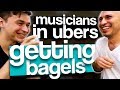 Musicians in Ubers Getting Bagels