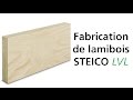 Fabrication de lamibois steico lvl