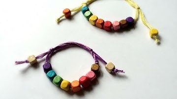 How To Make  Sliding Knot Beaded Friendship Bracelet - DIY Style Tutorial - Guidecentral