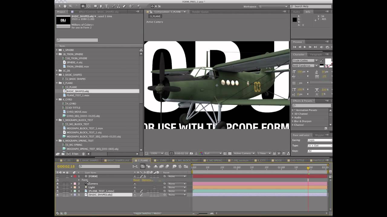 Using Trapcode Form with C4D - YouTube