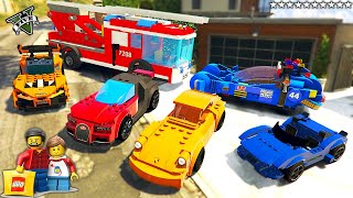 GTA 5 - Stealing Lego Cars With Franklin! | (Real Life Cars #53)