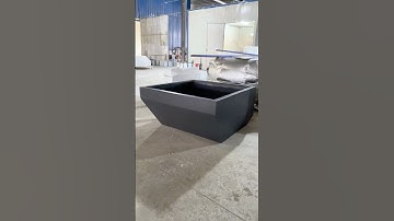 Sản xuất chậu trồng hoa decor theo yêu cầu bằng sợi thủy tinh composite #pot #flowers #pottery #frp