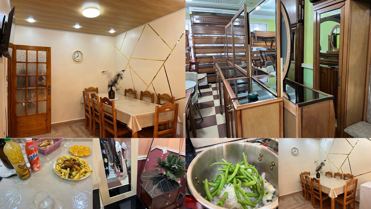 روتين الشطارة و النقا -جولة ف محل الأثاث المنزلي و لوبيا خضرة من يد الوالدة♥️♥️